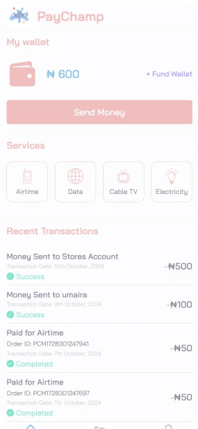 Mobile App Preview 1